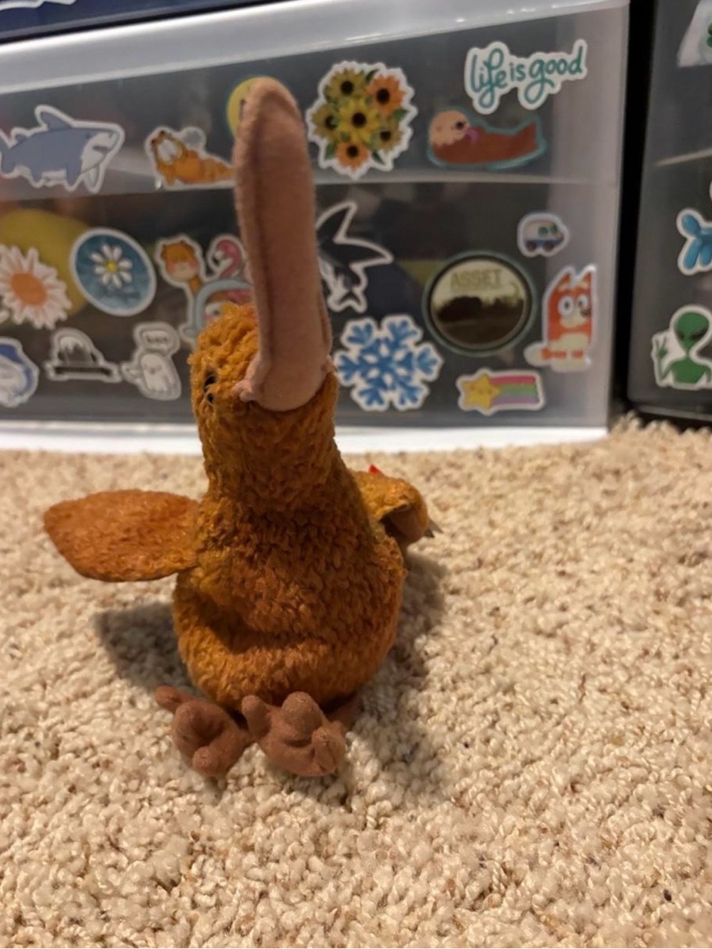 Beak beanie baby